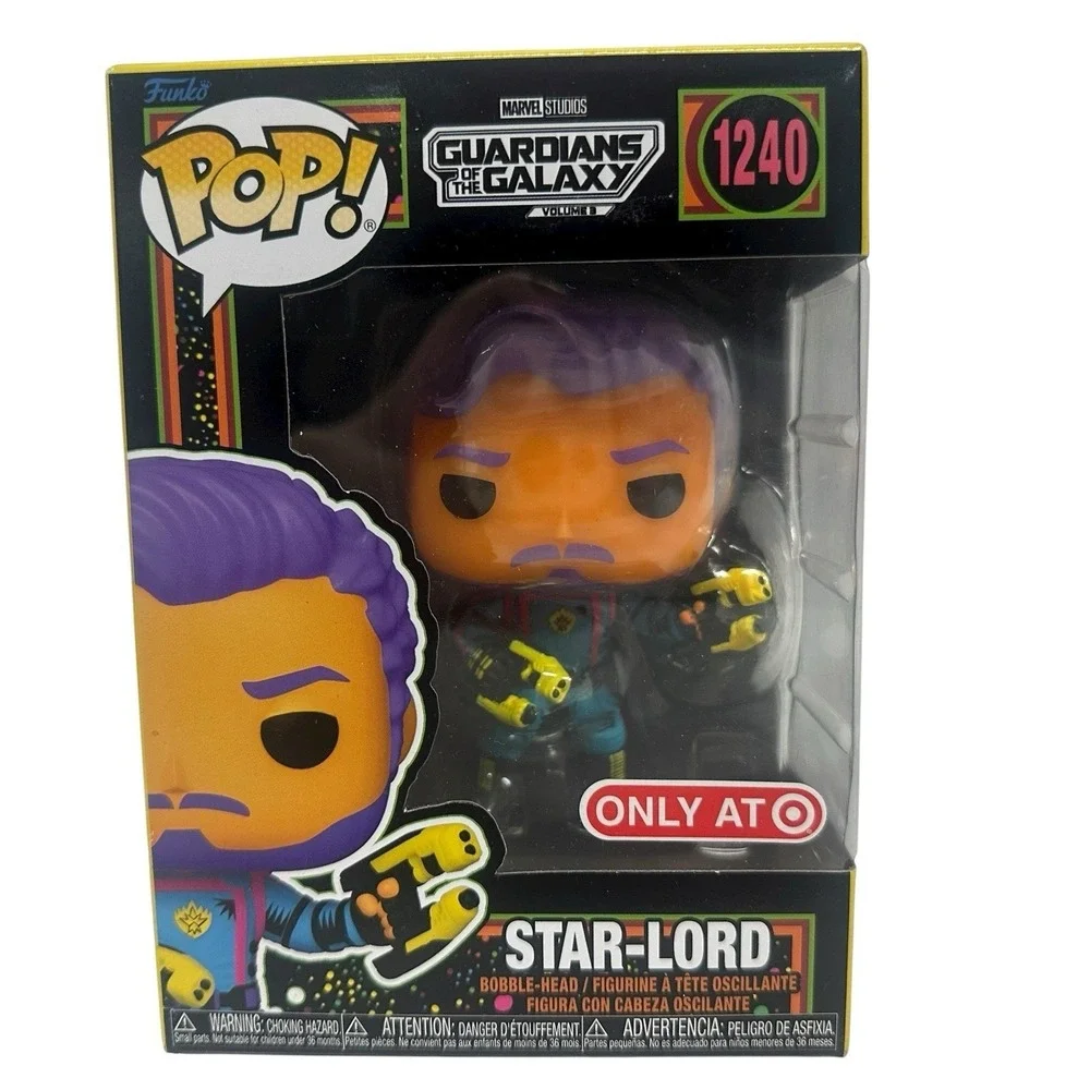 Funko Pop! Guardians Of The Galaxy - Star-Lord (Blacklight) #1240